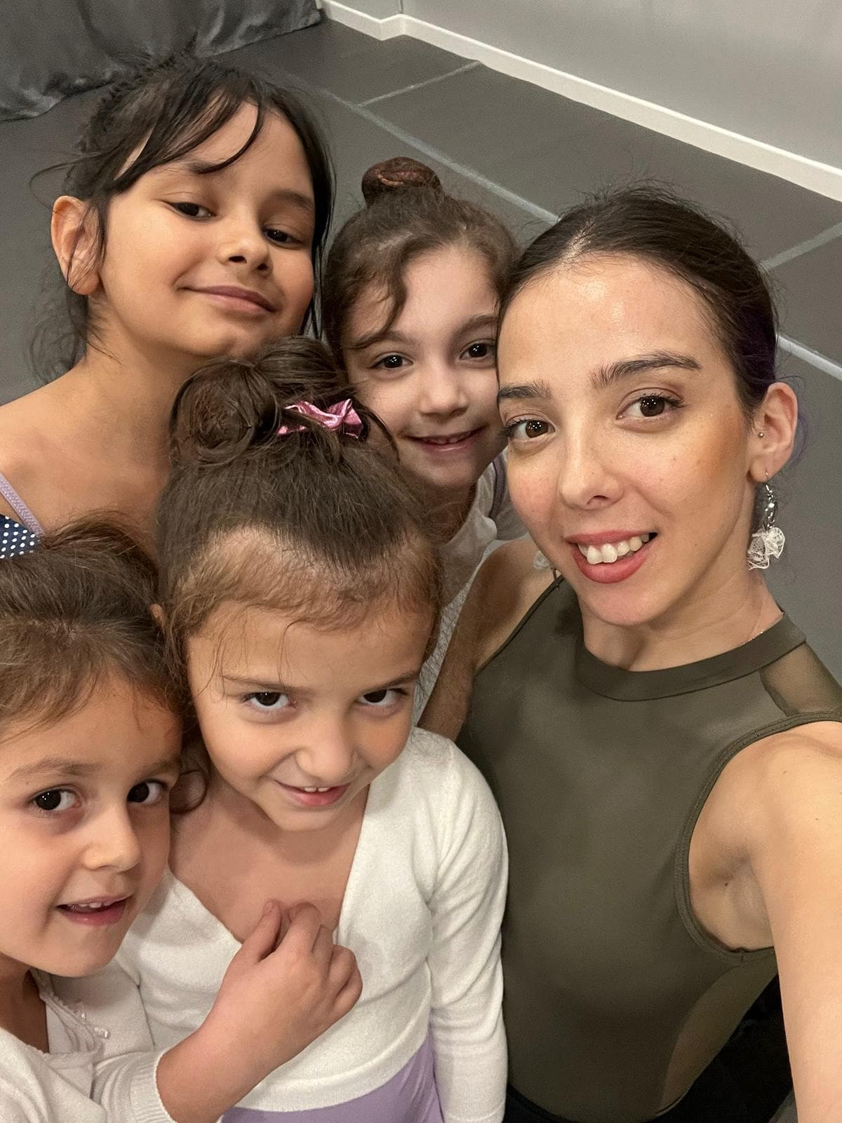 A warm moment with Ceren and her students