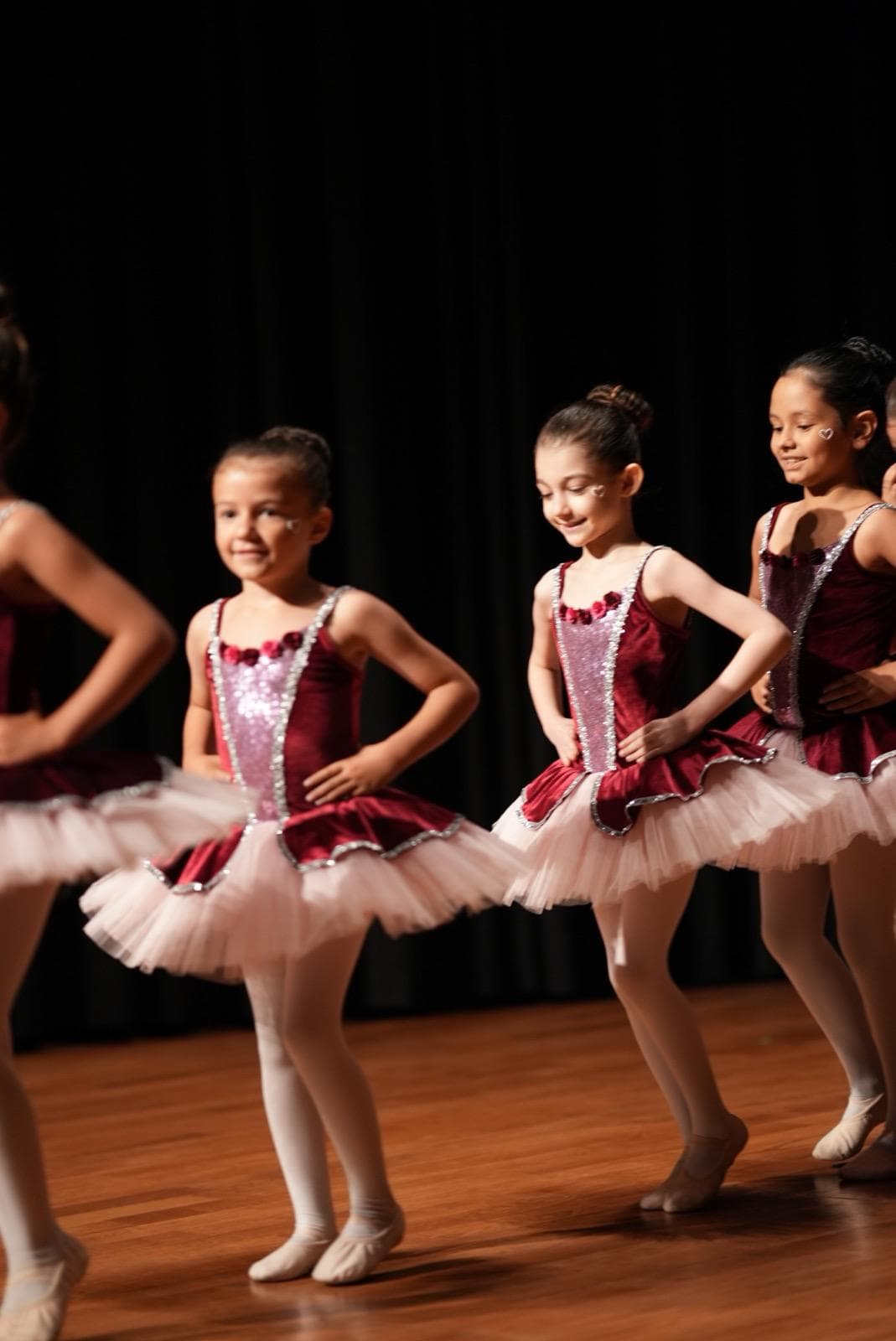 Ceren performing ballet on stage