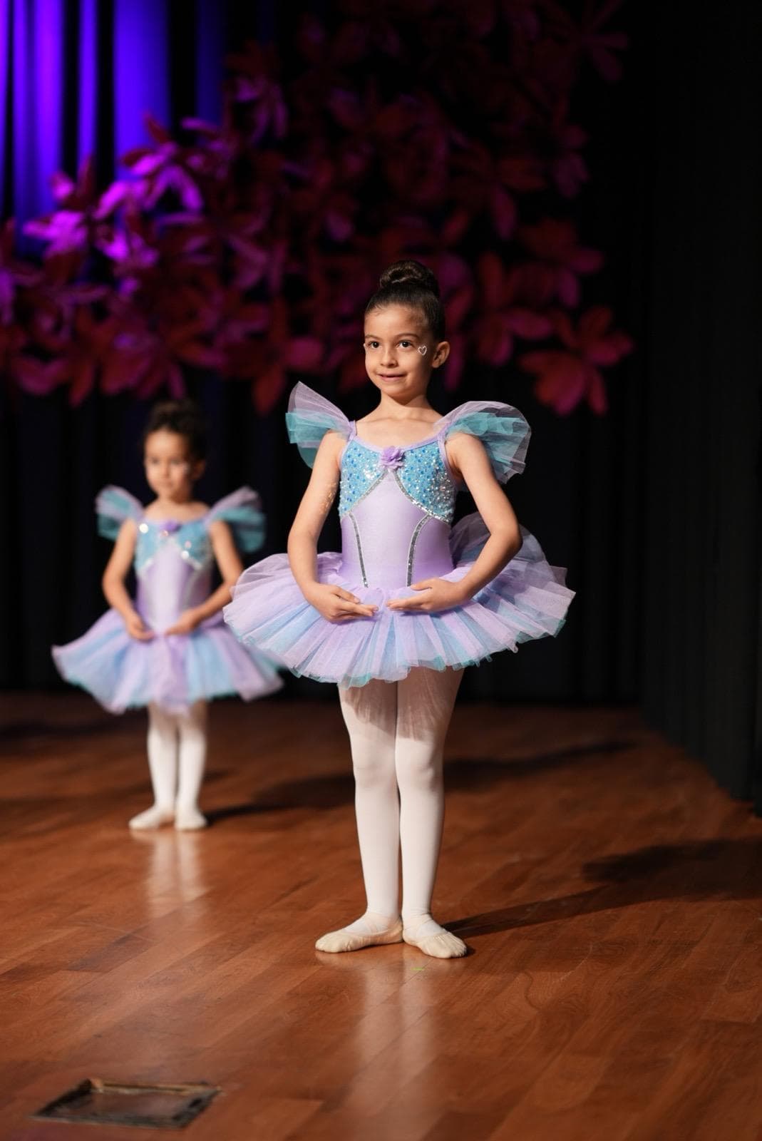 Ceren performing ballet on stage
