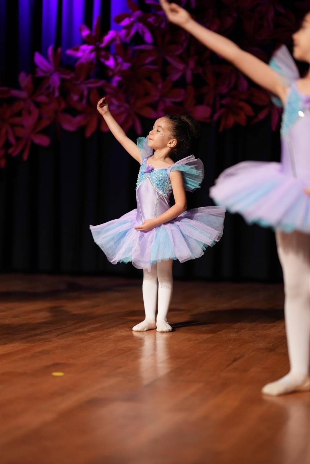 Ceren performing ballet on stage