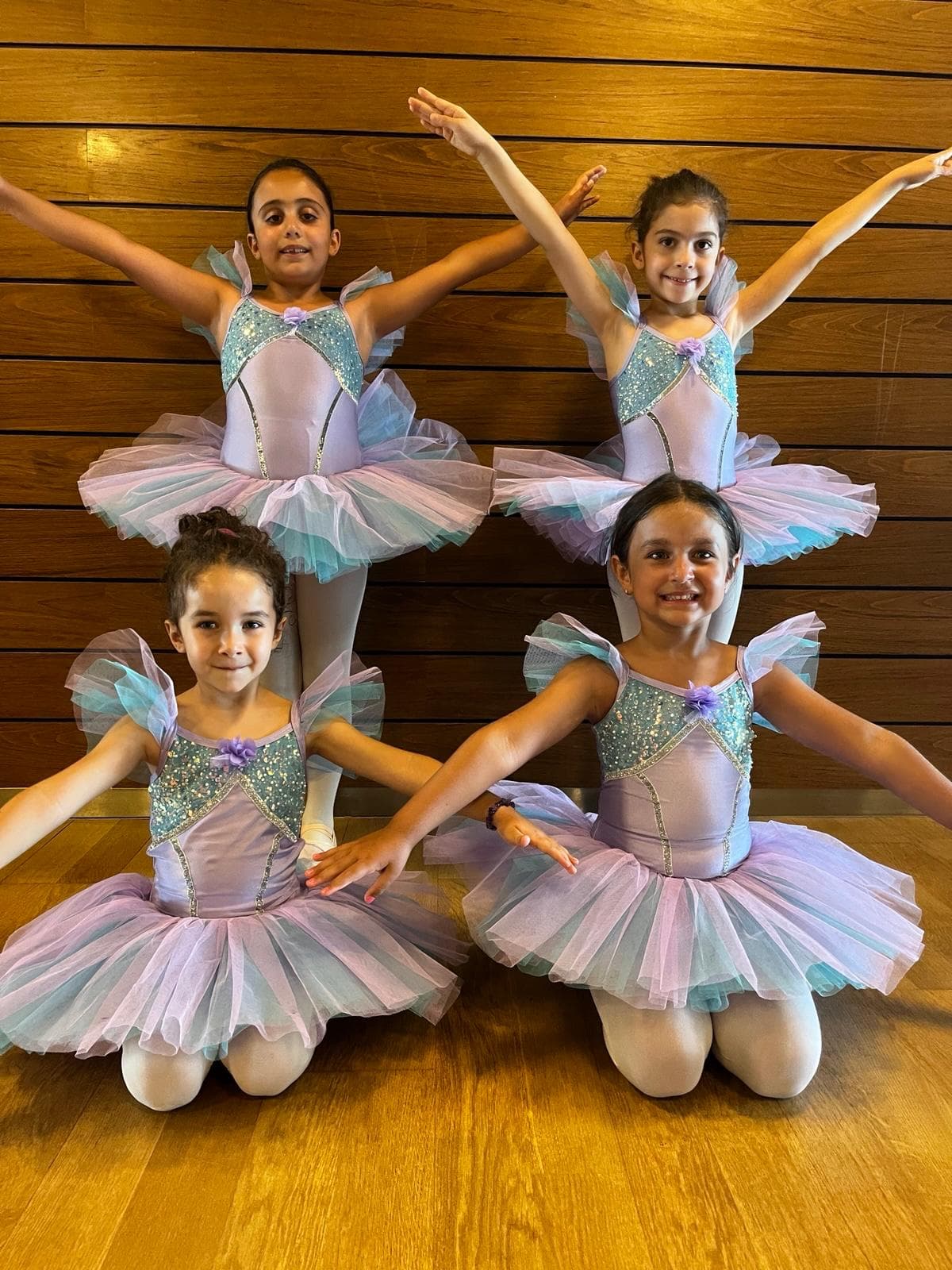 Ceren performing ballet on stage