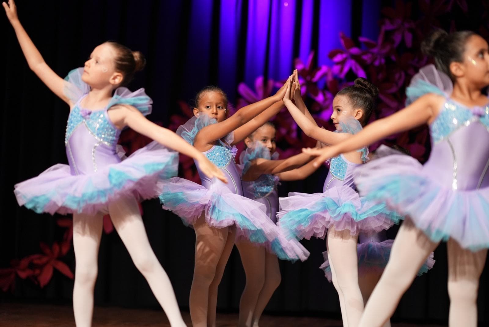 Ceren performing ballet on stage