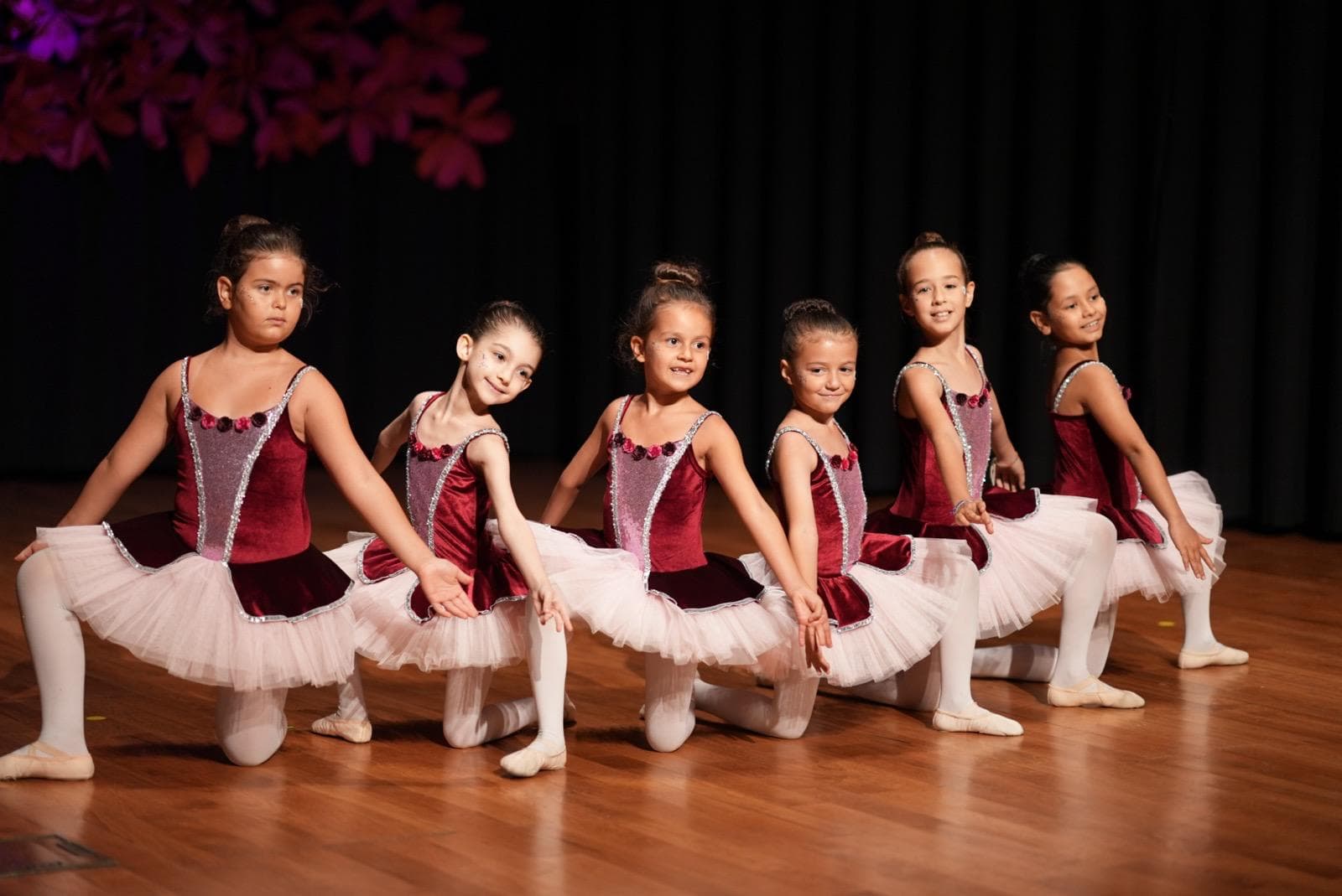 Ceren performing ballet on stage