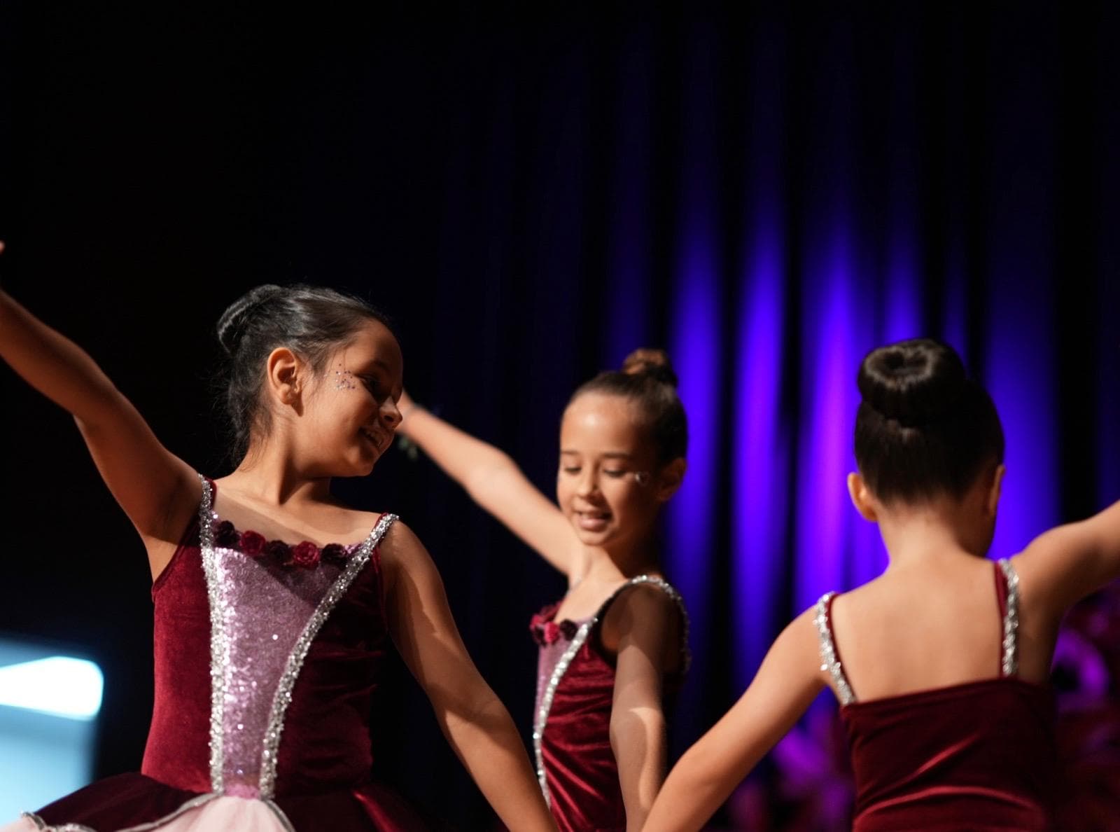 Ceren performing ballet on stage